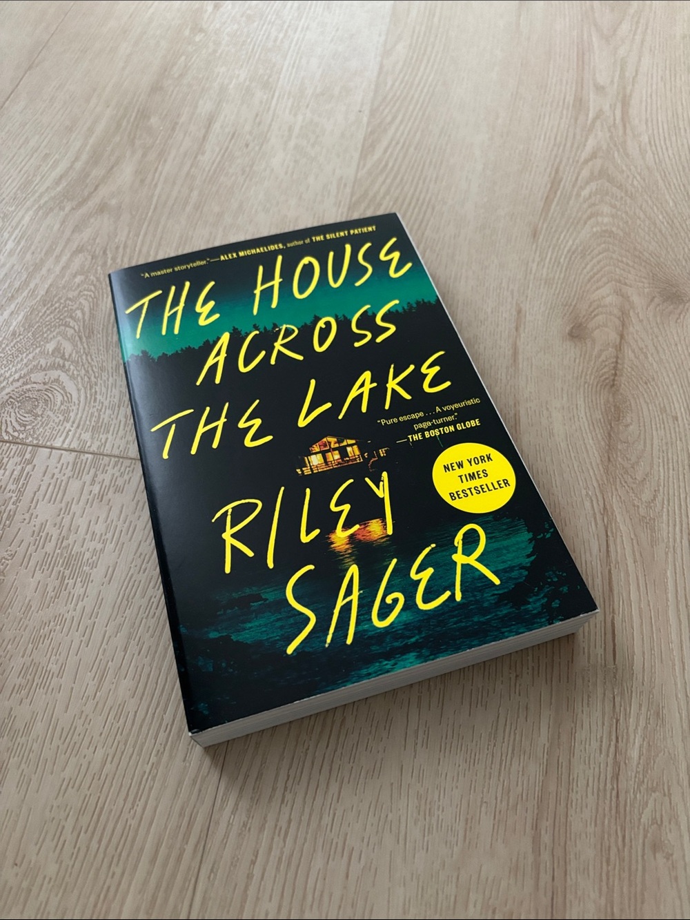 The House Across the Lake by Riley Sager - Black & Teal Cover
